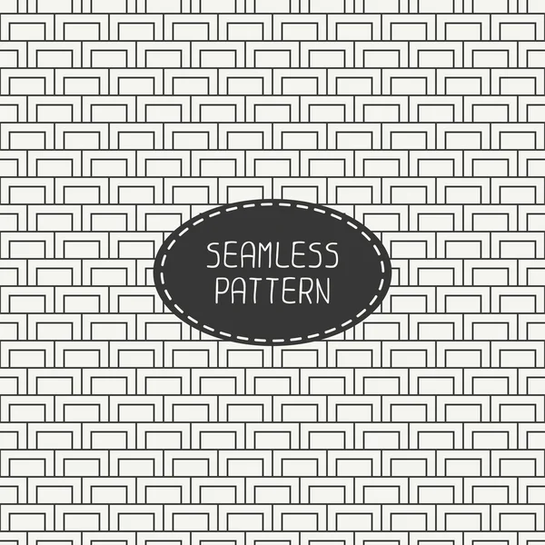 Geometric monochrome abstract square seamless pattern. Wrapping paper. Paper for scrapbook. Tiling. Vector illustration. Background. Stylish graphic texture for your design. — 图库矢量图片