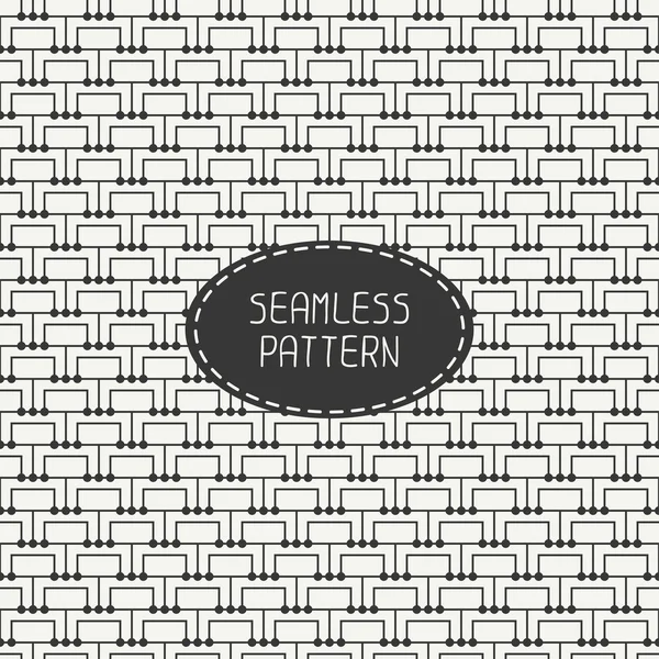 Geometric monochrome abstract square seamless pattern. Wrapping paper. Paper for scrapbook. Tiling. Vector illustration. Background. Stylish graphic texture for your design. — Stock Vector