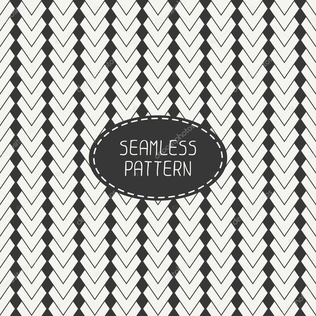 Geometric abstract striped seamless pattern with chevron. Paper for scrapbook. Vector illustration. Background. Tiling. Stylish graphic texture for your design, wallpaper.