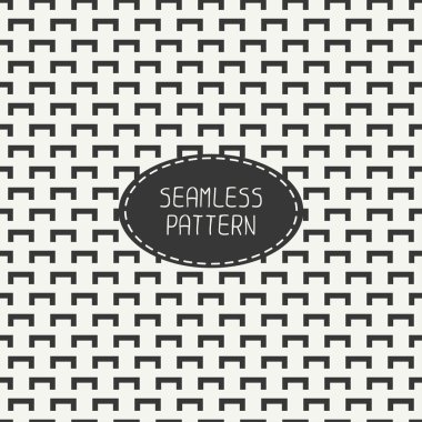 Geometric monochrome abstract square seamless pattern. Wrapping paper. Paper for scrapbook. Tiling. Vector illustration. Background. Stylish graphic texture for your design.