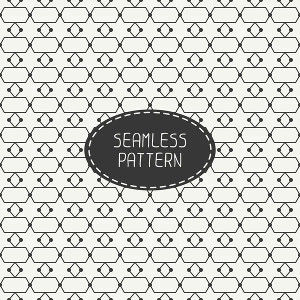 Geometric monochrome abstract seamless polygon pattern. Wrapping paper. Paper for scrapbook. Tiling. Vector illustration. Background. Graphic texture. Optical illusion effect for design. — 图库矢量图片