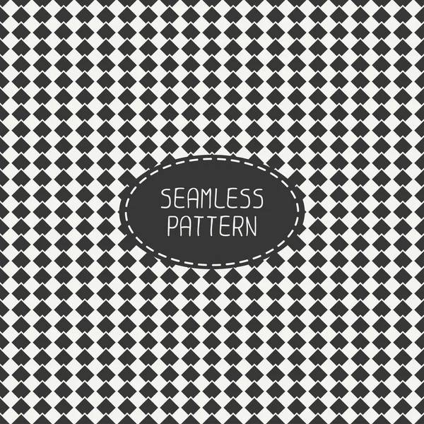 Geometric monochrome hipster seamless pattern with rhombus, square. Wrapping paper. Scrapbook paper. Tiling. Beautiful vector illustration. Background. Stylish graphic texture for design. — Stock Vector
