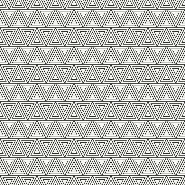 Geometriska linje monokrom abstrakt hipster seamless mönster med triangeln. Omslagspapper. Scrapbook-papper. Plattsättning. Vektor illustration. Bakgrund. Grafiska struktur för din design, tapeter. — Stock vektor