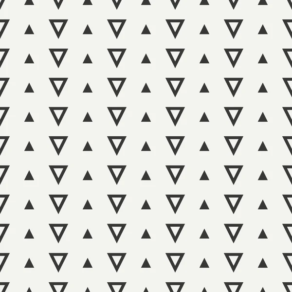 Geometric line monochrome abstract hipster seamless pattern with triangle. Wrapping paper. Scrapbook paper. Tiling. Vector illustration. Background. Graphic texture for your design, wallpaper. — Stock Vector