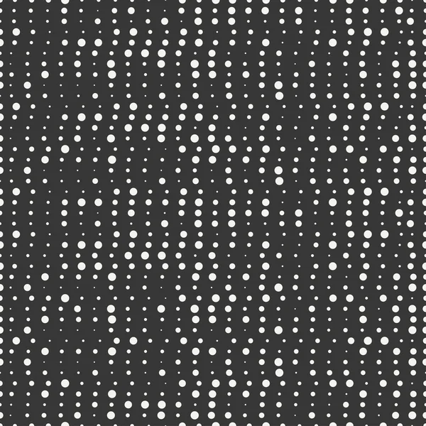 Polka dot. Geometrische monochroom abstract hipster naadloze patroon met ronde, gestippelde cirkel. Inpakpapier. ScrapBook papier. Vectorillustratie. Achtergrond. Textuur met willekeurig verwijderd spots. — Stockvector