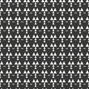 Tek renkli geometrik soyut hipster üçgen ile seamless modeli. Kağıt ambalaj. Scrapbook kağıt. Döşeme. Vektör çizim. Arka plan. Tasarım, duvar kağıdı için grafik doku.