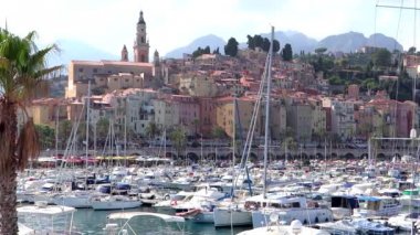 güzel bir manzara Menton, Fransa