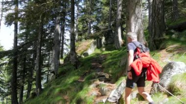 uzun yürüyüşe çıkan kimse erkek