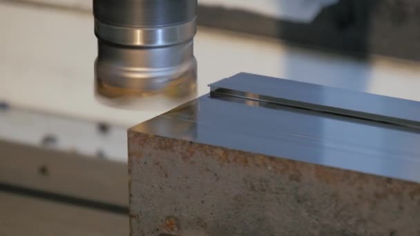 Industriële details, freesmachine — Stockvideo