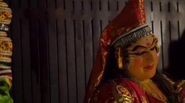 Hindistan, dans draması, kathakali performansı, Mart 2015