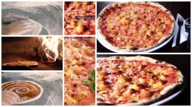 Güzel pizza montaj