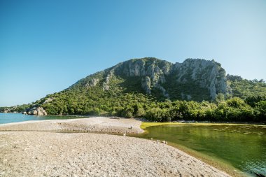 Kemer, Antalya Destrict, Türkiye'nin yanında Akdeniz maliyet