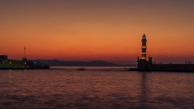 Hanya, Girit, Yunanistan: Venedik Limanı deniz feneri