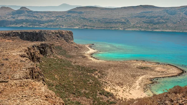 Crète, Grèce : île de Gramvousa et lagune de Balos — Photo