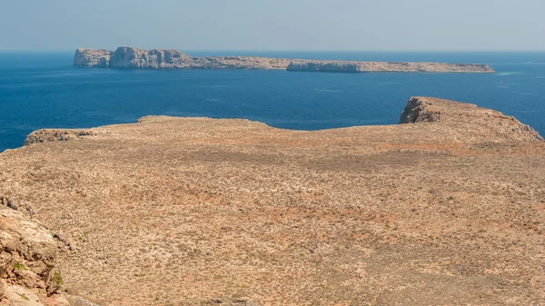 Crète, Grèce : île de Gramvousa et lagune de Balos — Photo