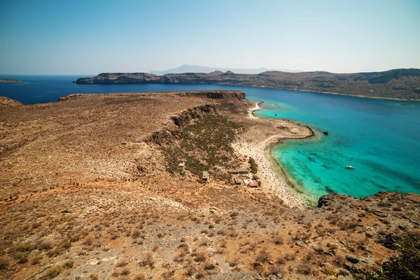 Crète, Grèce : île de Gramvousa et lagune de Balos — Photo