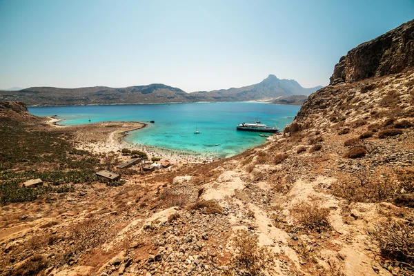 Creta, Grecia: Isla Gramvousa y Laguna Balos — Foto de Stock