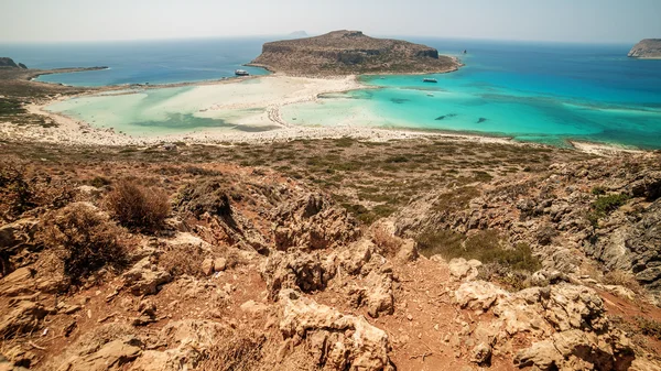 クレタ島、ギリシャ: 浴槽ラグーン — ストック写真