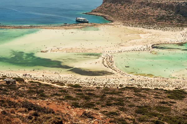 クレタ島、ギリシャ: 浴槽ラグーン — ストック写真