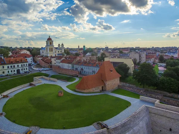 空中。リトアニア、ヴィリニュスの旧市街 — ストック写真