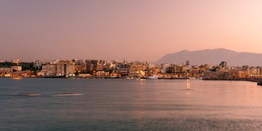 Liman ve eski şehir, Heraklion, Girit, Yunanistan