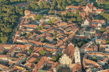 Litvanya 'nın eski Vilnius kasabası