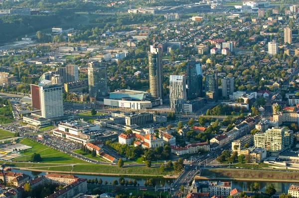 Mrakodrapy z Vilnius, Litva — Stock fotografie