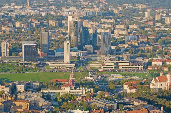 Vilnius havadan görünümü — Stok fotoğraf