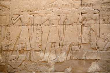 Amun-Re (Karnak, Luxor, Mısır semt kabartma)