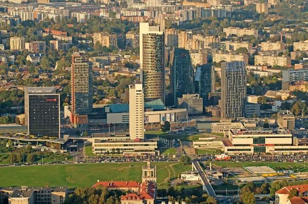 Vista aérea de Vilnius, Lituânia — Fotografia de Stock