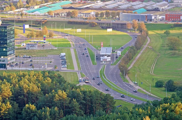 Laisves avenue in vilnius, Litauen — Stockfoto