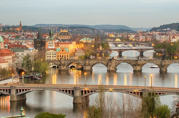 Ponti Praga, Repubblica Ceca — Foto Stock