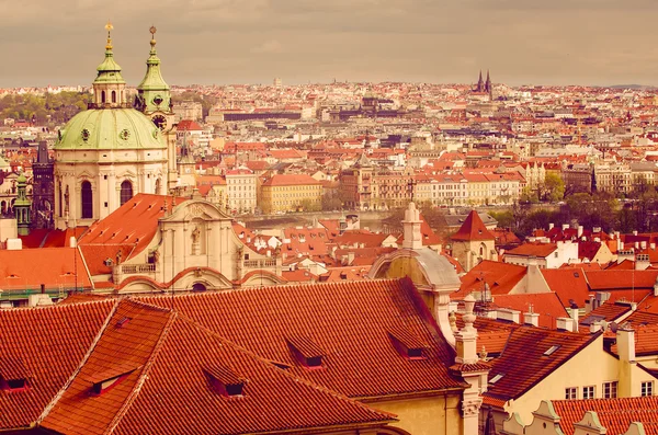 Luftaufnahme von Prag (Tschechische Republik)) — Stockfoto