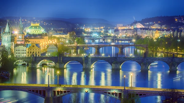 Bridges of Prague, Czech Republic — Stock Photo, Image