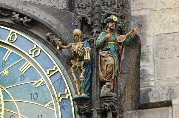 Астрономические часы The Prague (Czech Republic) — стоковое фото
