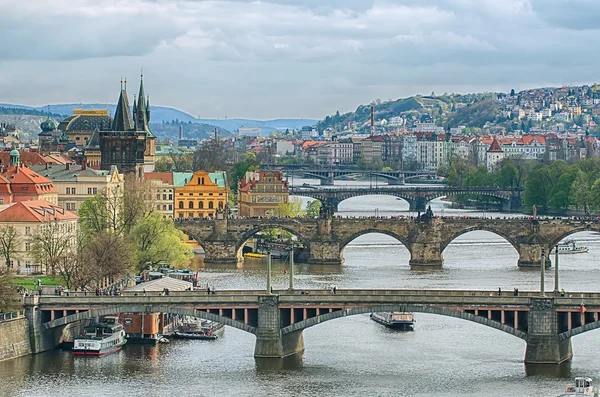 Mosty v Praze, Česká republika — Stock fotografie