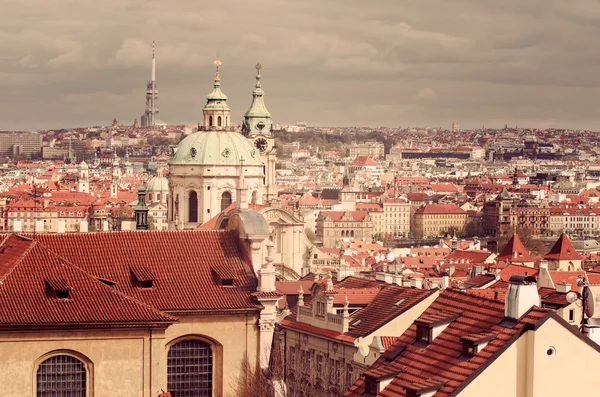 Vue aérienne de Prague (République tchèque) ) — Photo