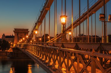Szechenyi Chain Bridge (Budapeşte, Macaristan)