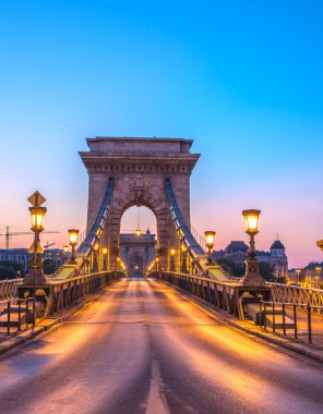 Szechenyi Chain Bridge (Budapeşte, Macaristan)