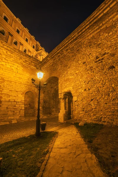 Walls of Buda Castle (Budapest, Hungary) — Stock Photo, Image