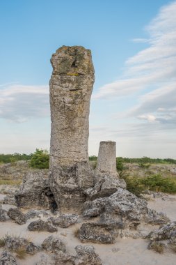 Bulgaristan'ın taş orman (Pobiti Kamani)