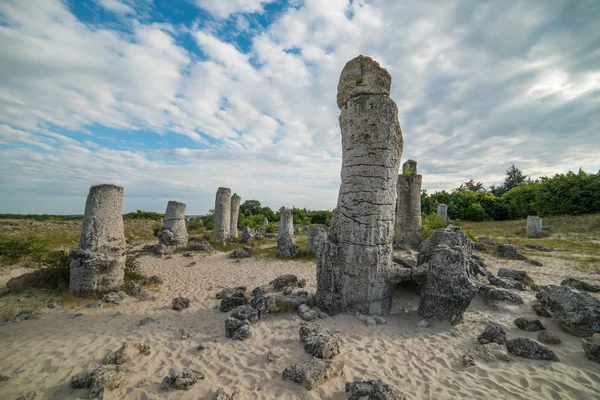 Bosque de piedra (Pobiti Kamani) en Bulgaria — Foto de Stock