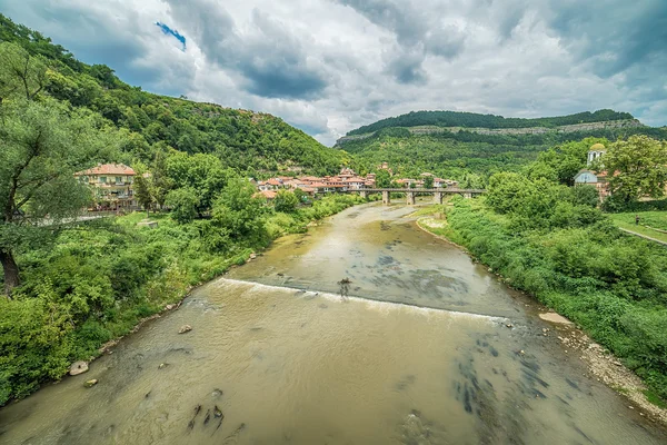 Veliko Tarnovo, a capital histórica da Bulgária — Fotografia de Stock