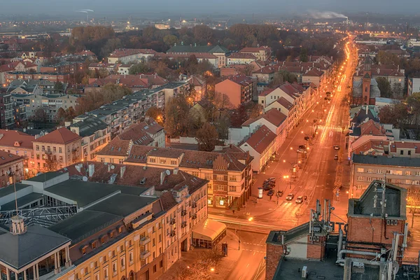 Flygfoto över Klaipeda, Litauen — Stockfoto