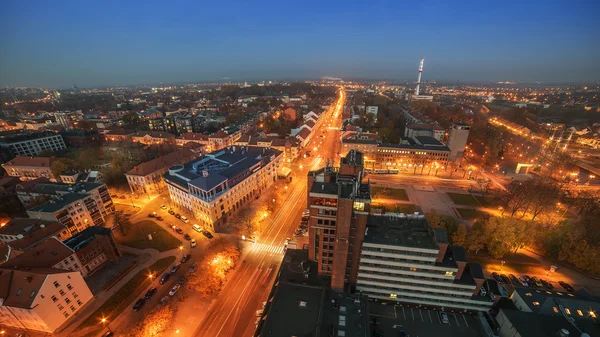 Luftbild von klaipeda, Litauen — Stockfoto