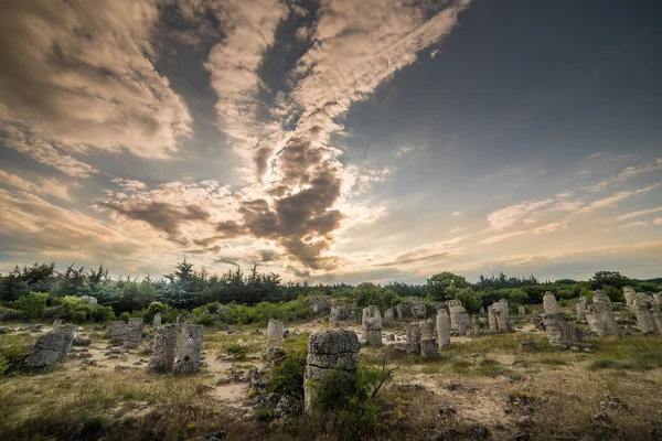Stone Forest, vzdáleného Kamani, vedle Varna, Bulharsko — Stock fotografie