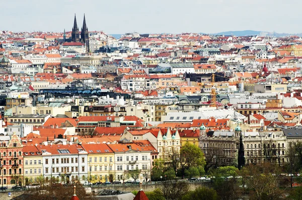 Luftaufnahme von Prag, Tschechische Republik — Stockfoto