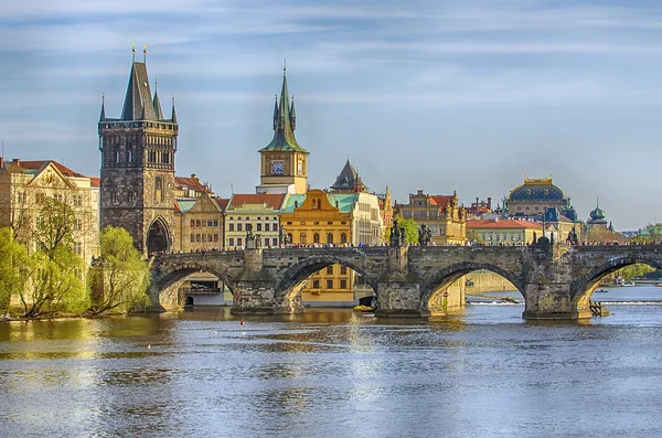 Karlův most na Starém Městě v Praze, Česká republika — Stock fotografie