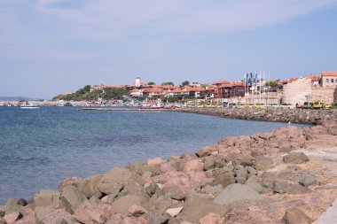 Karadeniz Sahil yanındaki Nesebar, Bulgaristan