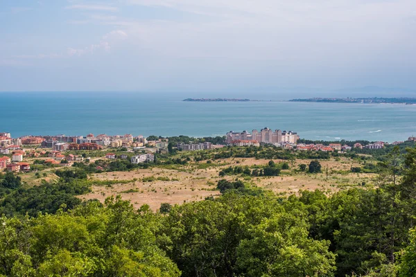 Pobřeží Černého moře u Nesebar, Bulharsko — Stock fotografie